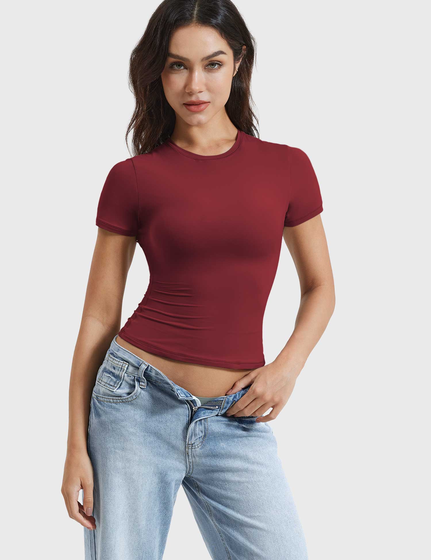 Yeoreo Sweeney Crew Neck Shirts